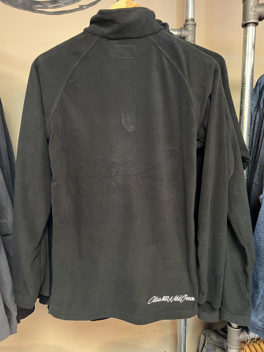 Adult Granyte 1/4 zip micro-fleece shirt - Black – Alaska Wild Gear