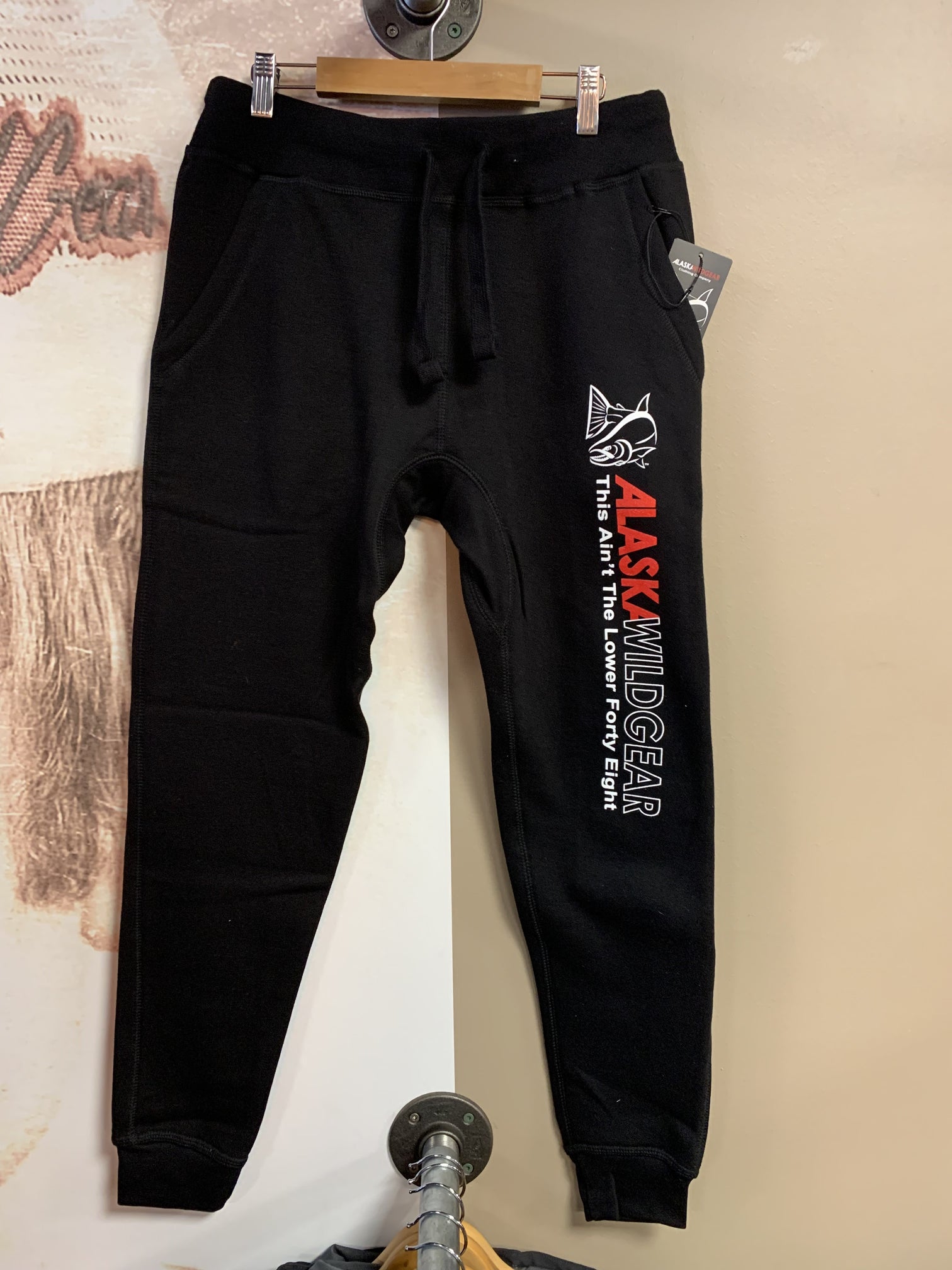 Adult Ringspun cotton joggers with side pockets – Alaska Wild Gear