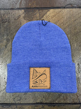 Tribal Salmon Knitted hat with fold