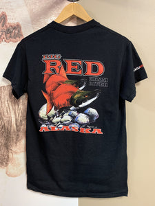 Big Red - Kenai River Alaska Adult short sleeve shirt - Black